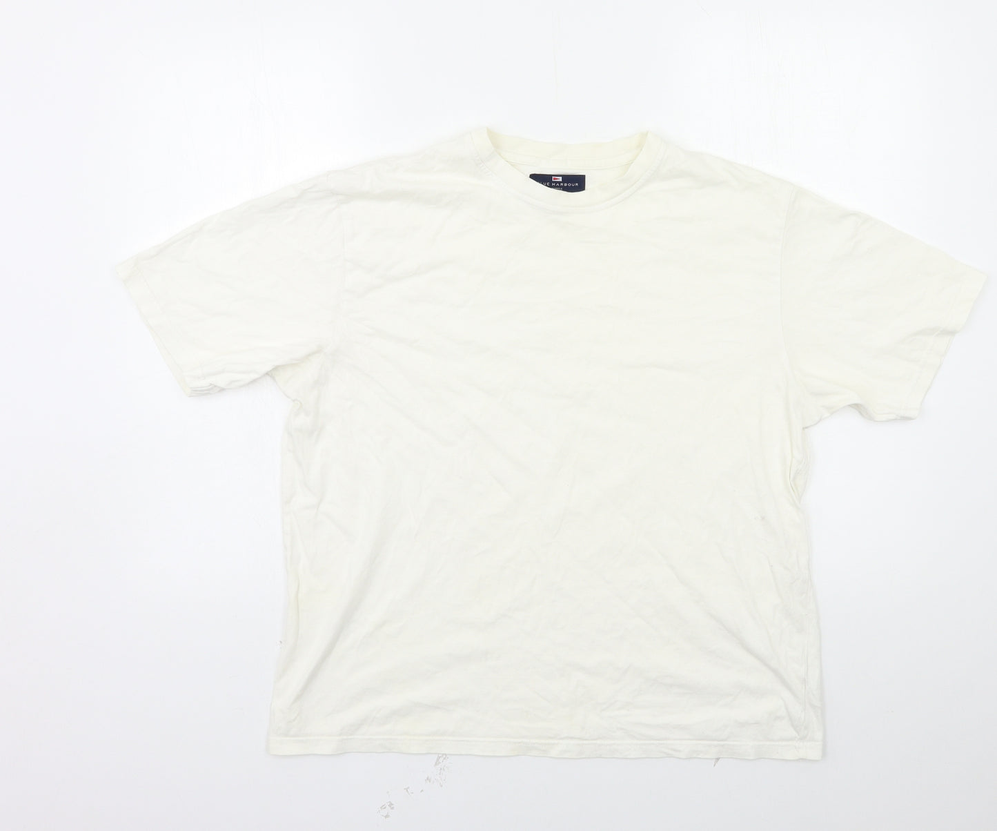 M&S Mens Ivory    T-Shirt Size L