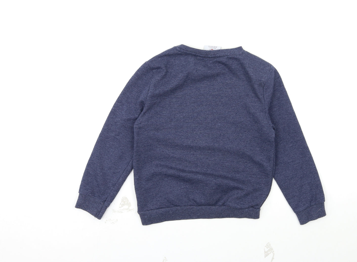 Paw Petrol Boys Blue Animal Print  Pullover Sweatshirt Size 6-7 Years