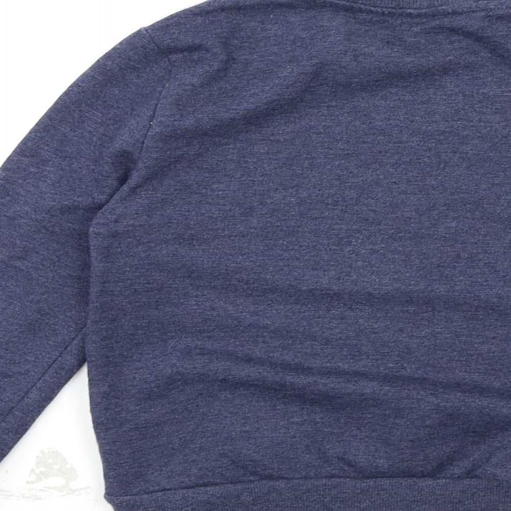 Paw Petrol Boys Blue Animal Print  Pullover Sweatshirt Size 6-7 Years
