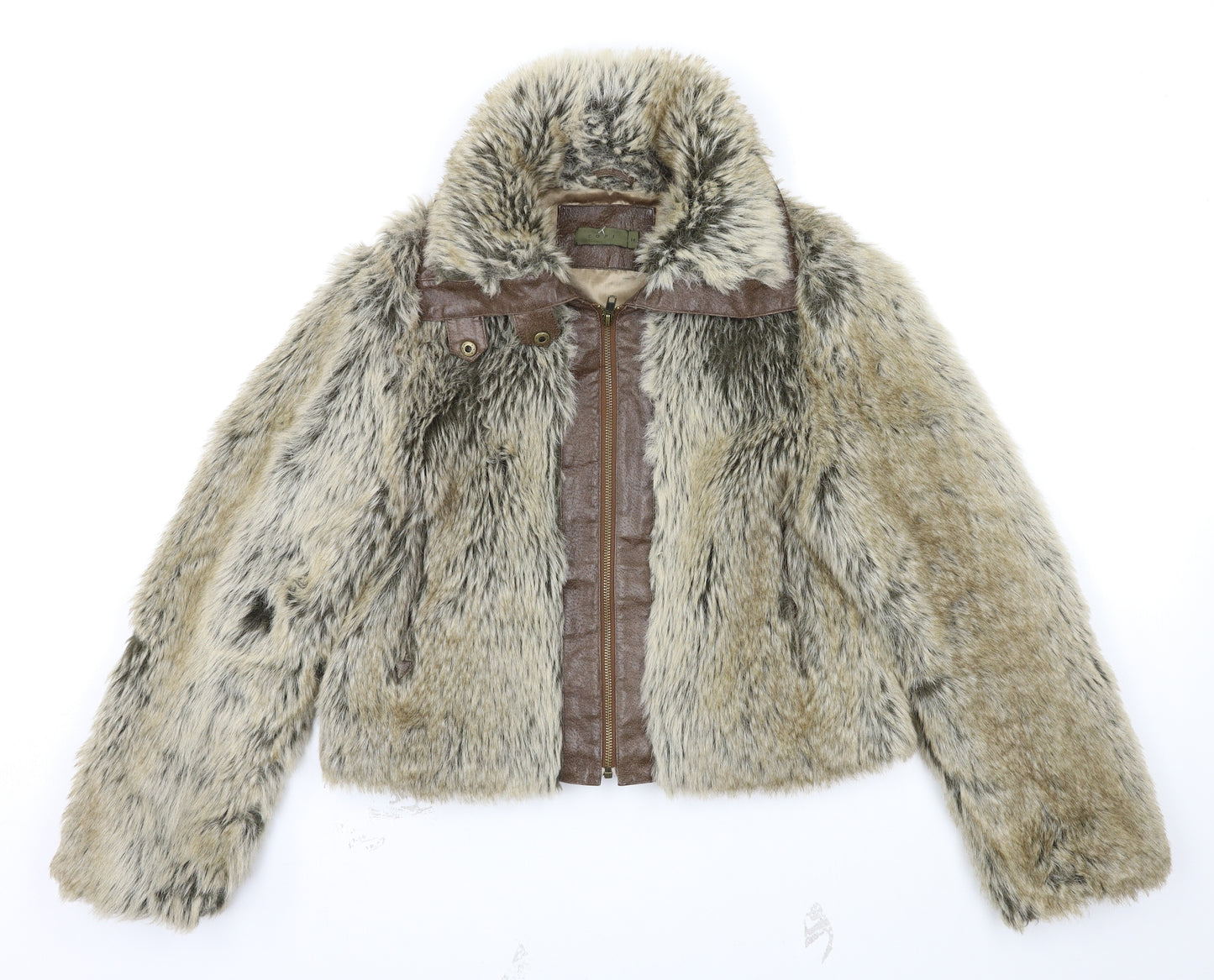 COFI Womens Brown   Jacket Coat Size 14