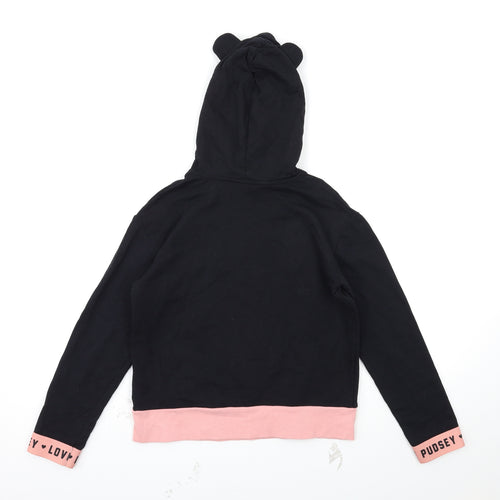 George Girls Black   Pullover Jumper Size 11-12 Years