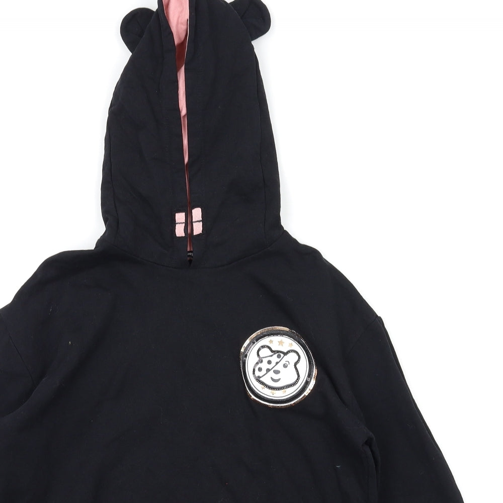 George Girls Black   Pullover Jumper Size 11-12 Years
