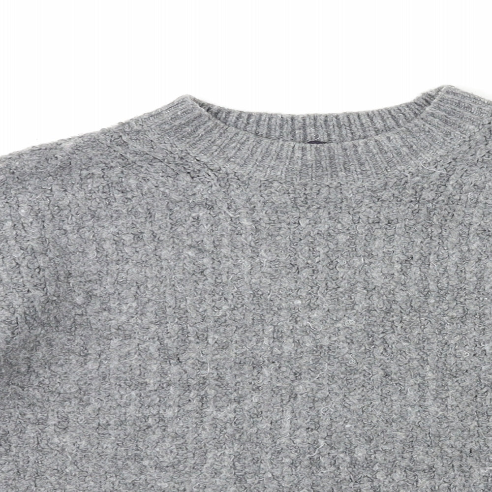 M&S Womens Grey   Pullover Jumper Size M