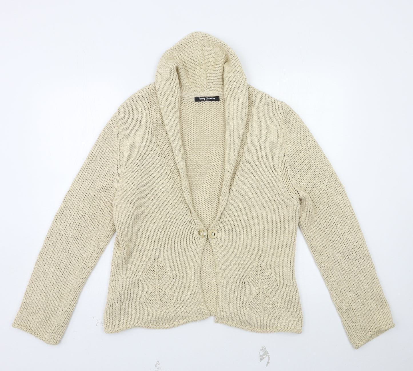 Belly Barclay Womens Beige   Cardigan Jumper Size 16