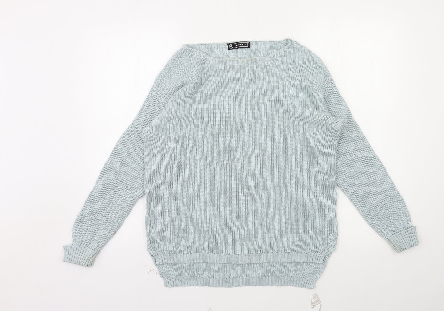 Avenue Womens Blue   Pullover Jumper Size 12