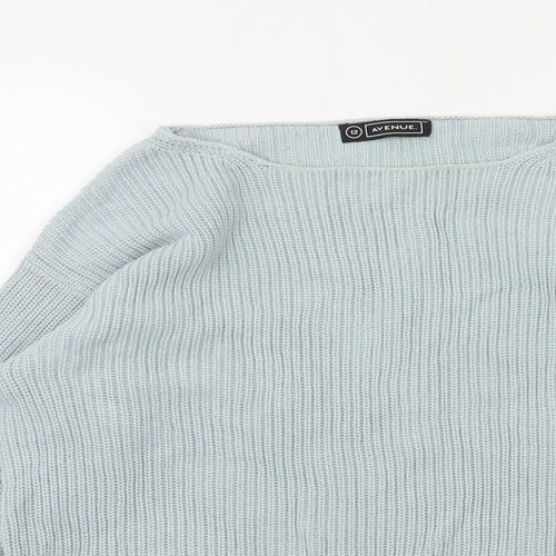 Avenue Womens Blue   Pullover Jumper Size 12