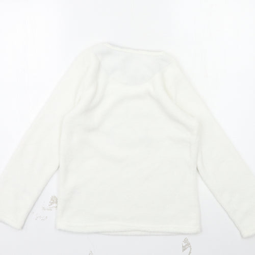 Primark Girls White   Top Pyjama Top Size 9-10 Years