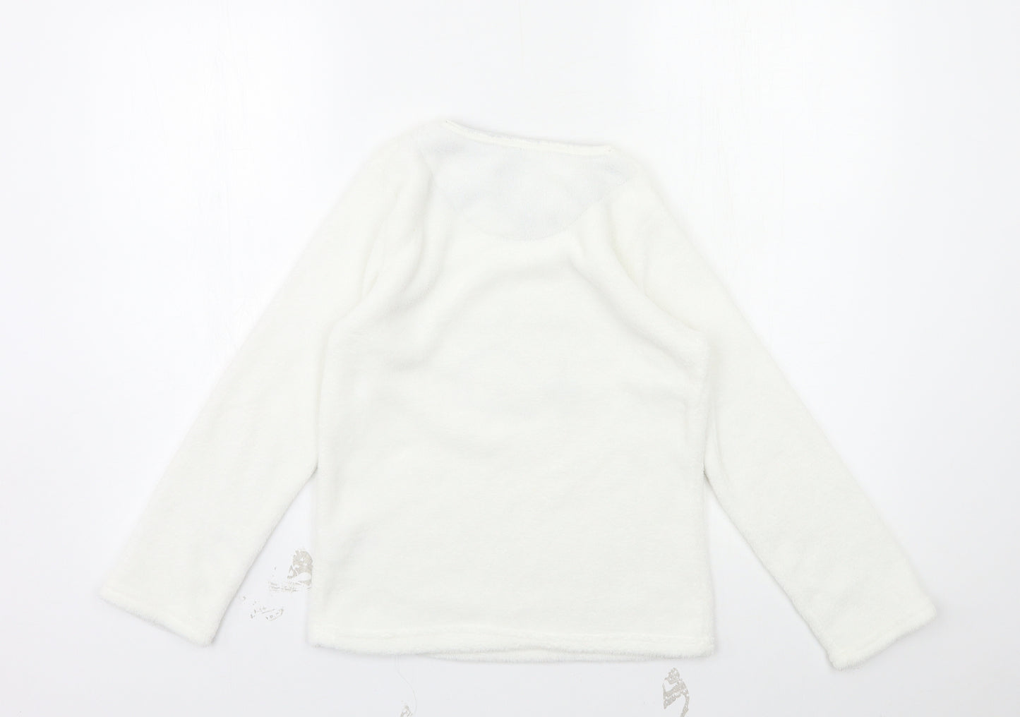 Primark Girls White   Top Pyjama Top Size 9-10 Years