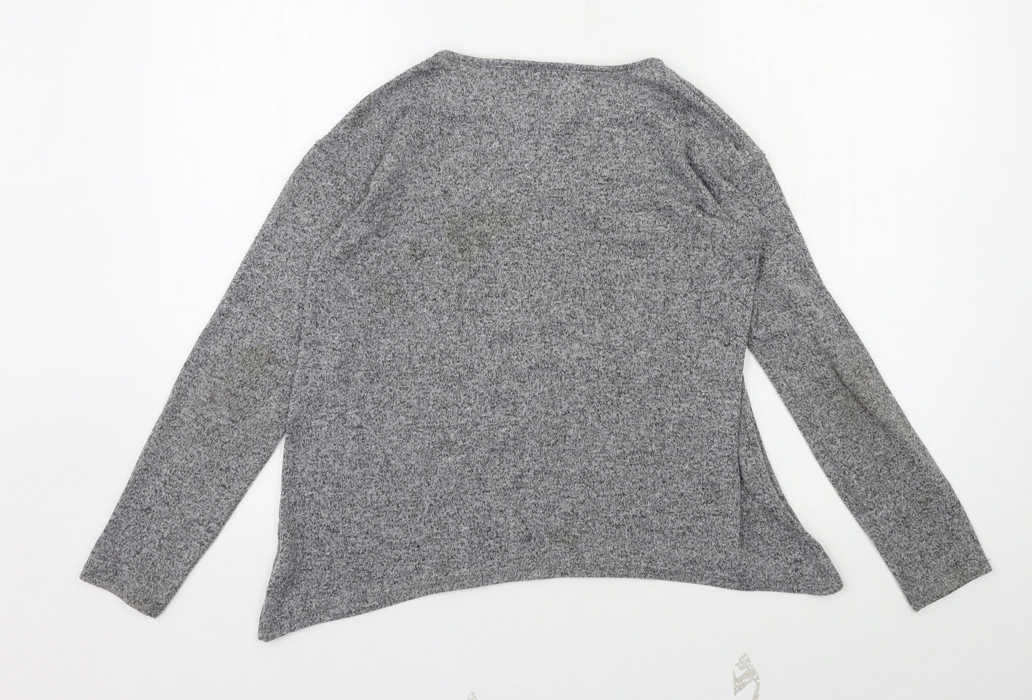 YD Girls Grey   Basic T-Shirt Size 12-13 Years