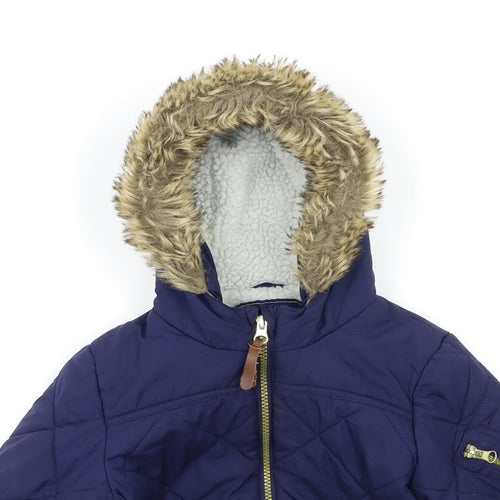 George Boys Blue   Basic Coat Coat Size 4-5 Years