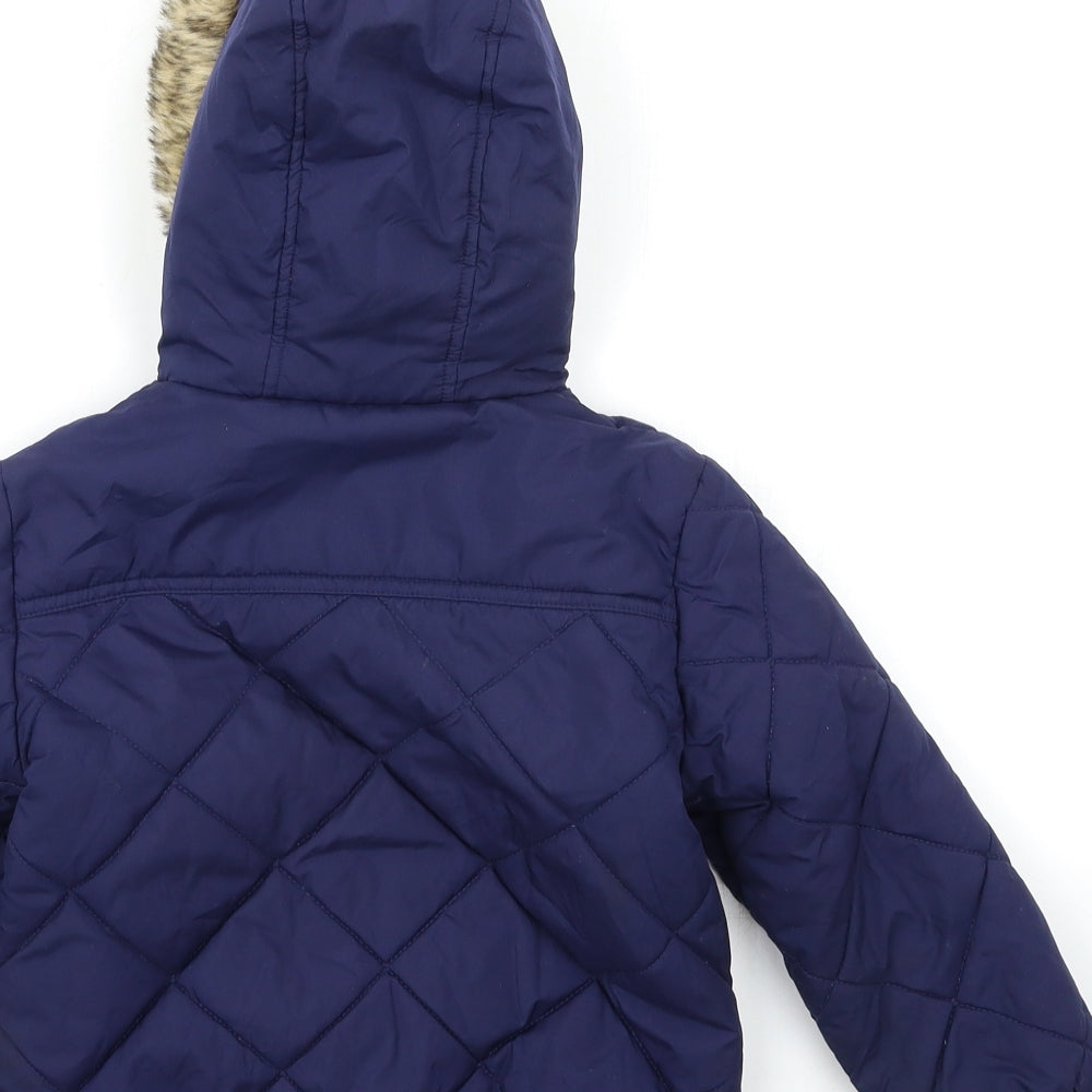 George Boys Blue   Basic Coat Coat Size 4-5 Years