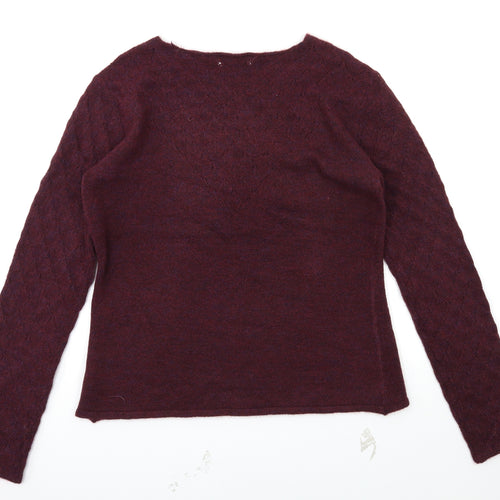 JUST FAB Womens Red   Pullover Jumper Size XL