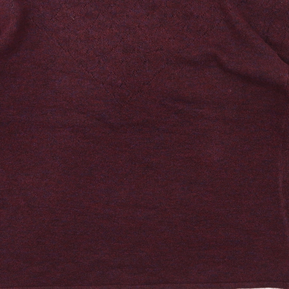 JUST FAB Womens Red   Pullover Jumper Size XL