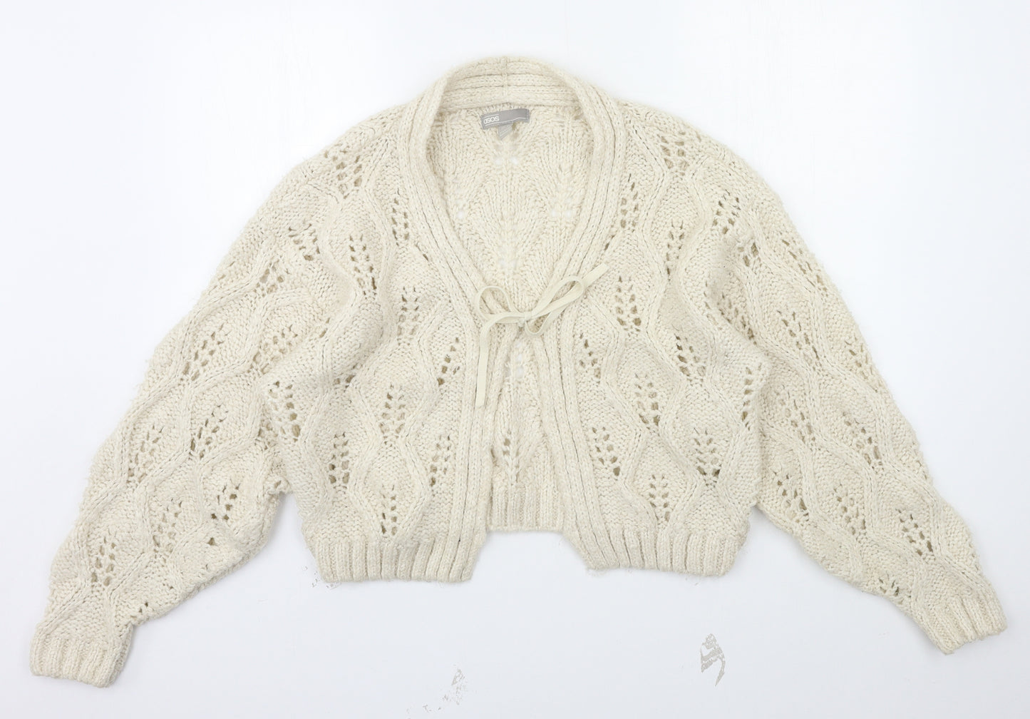 ASOS Womens Ivory   Cardigan Jumper Size 10