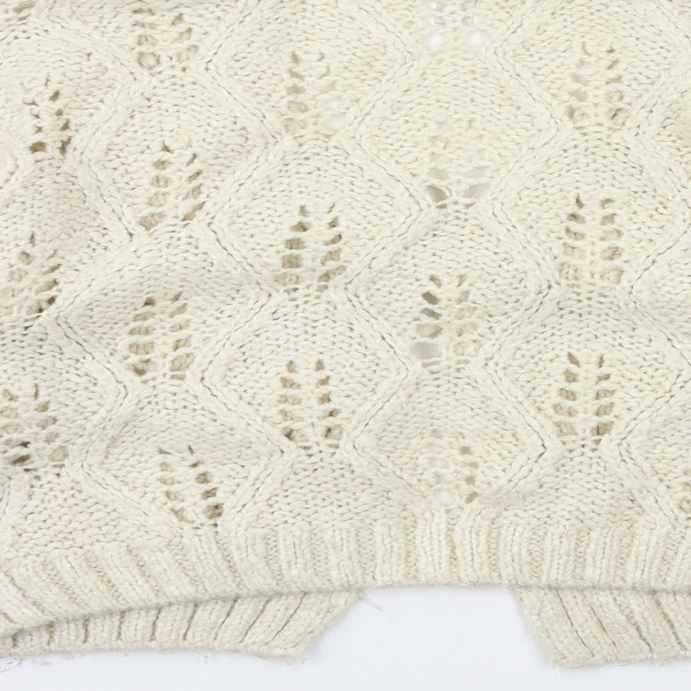 ASOS Womens Ivory   Cardigan Jumper Size 10