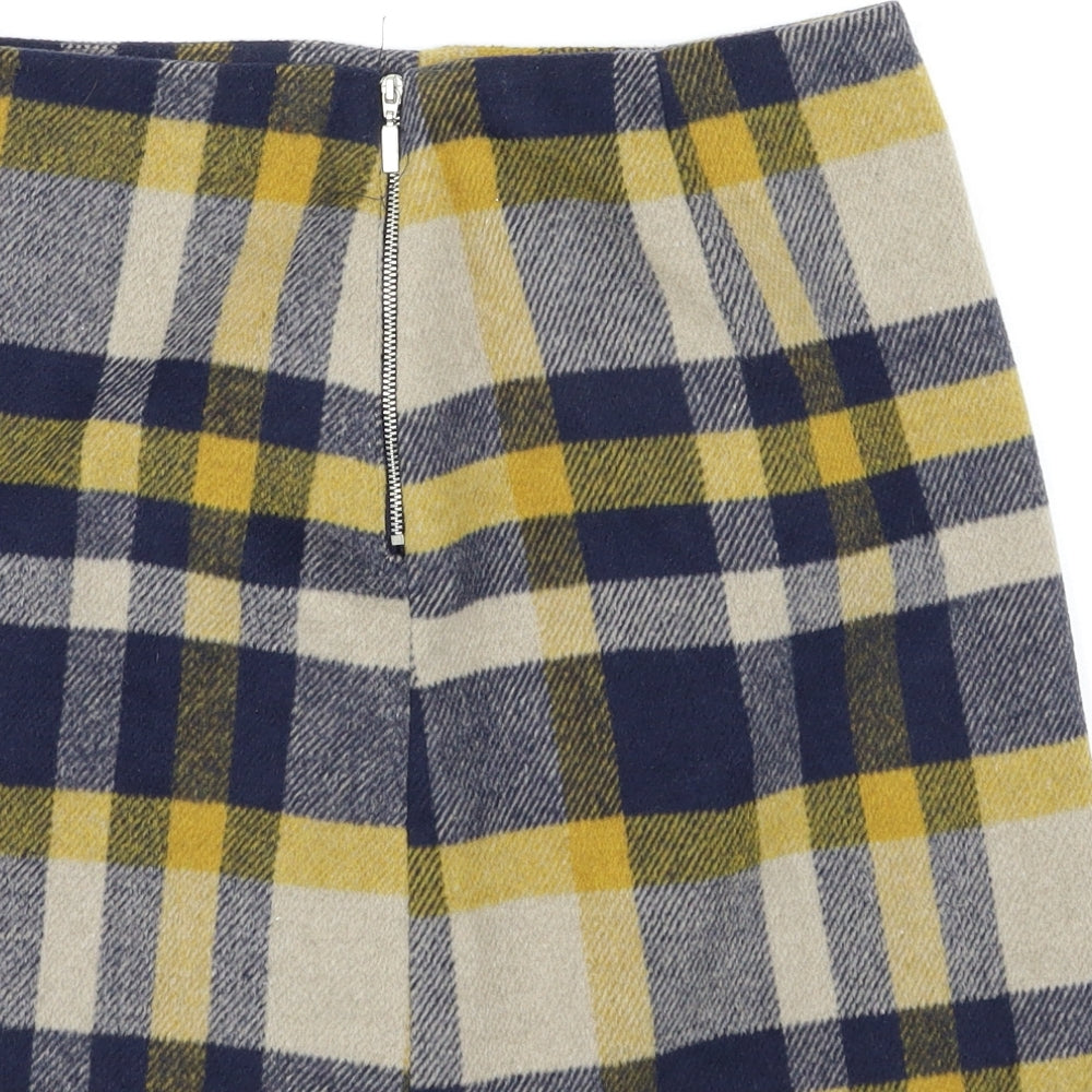 George Womens Multicoloured Check  A-Line Skirt Size 12