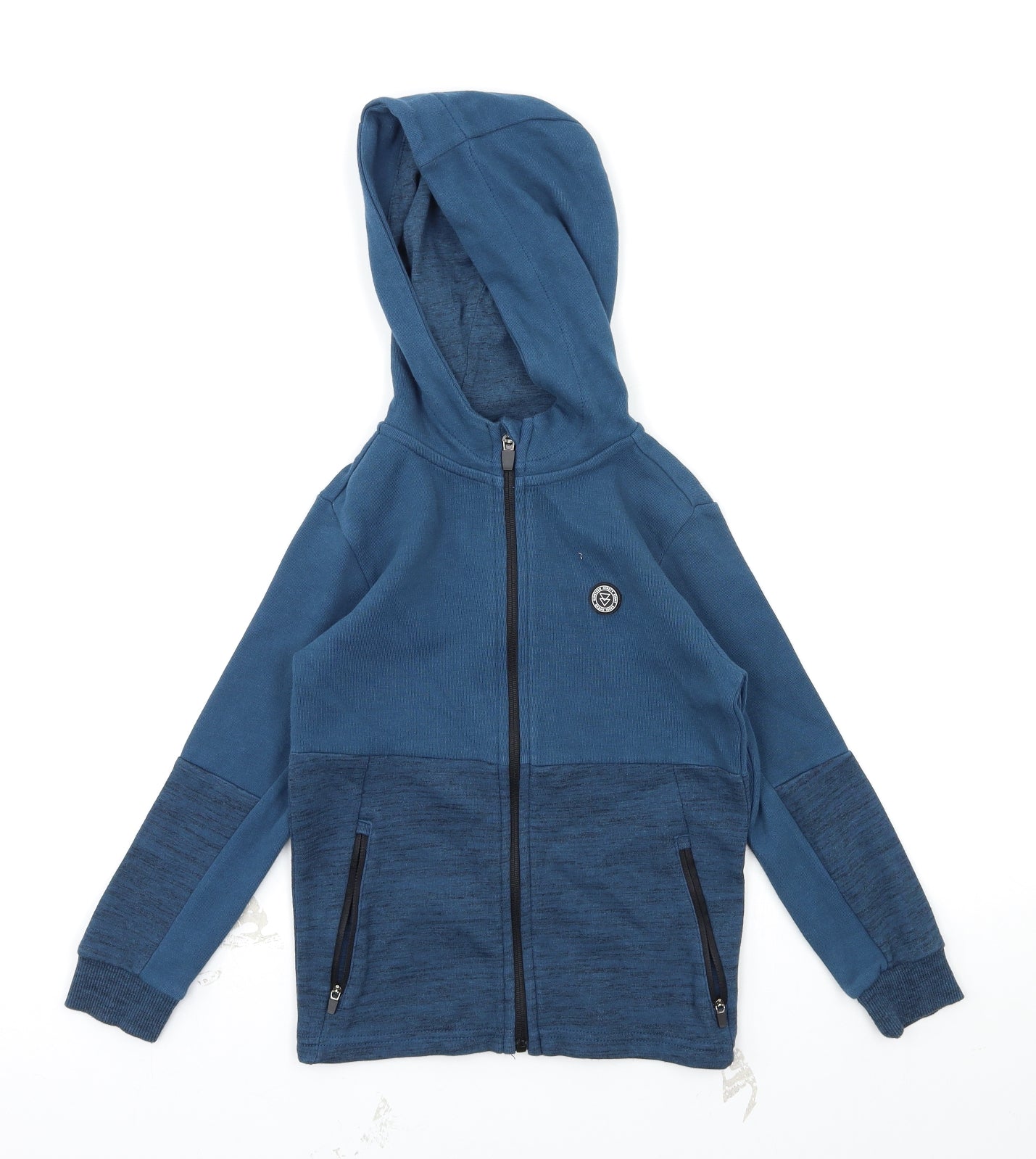 George Boys Blue   Full Zip Hoodie Size 6-7 Years