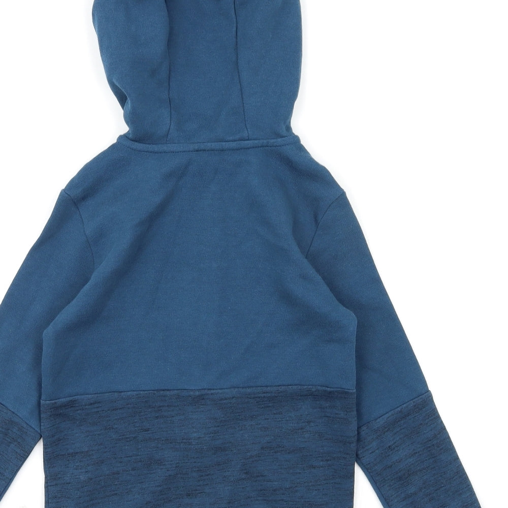 George Boys Blue   Full Zip Hoodie Size 6-7 Years