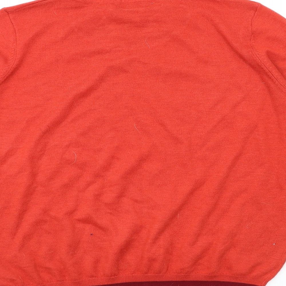 NEXT Womens Red   Pullover Jumper Size M