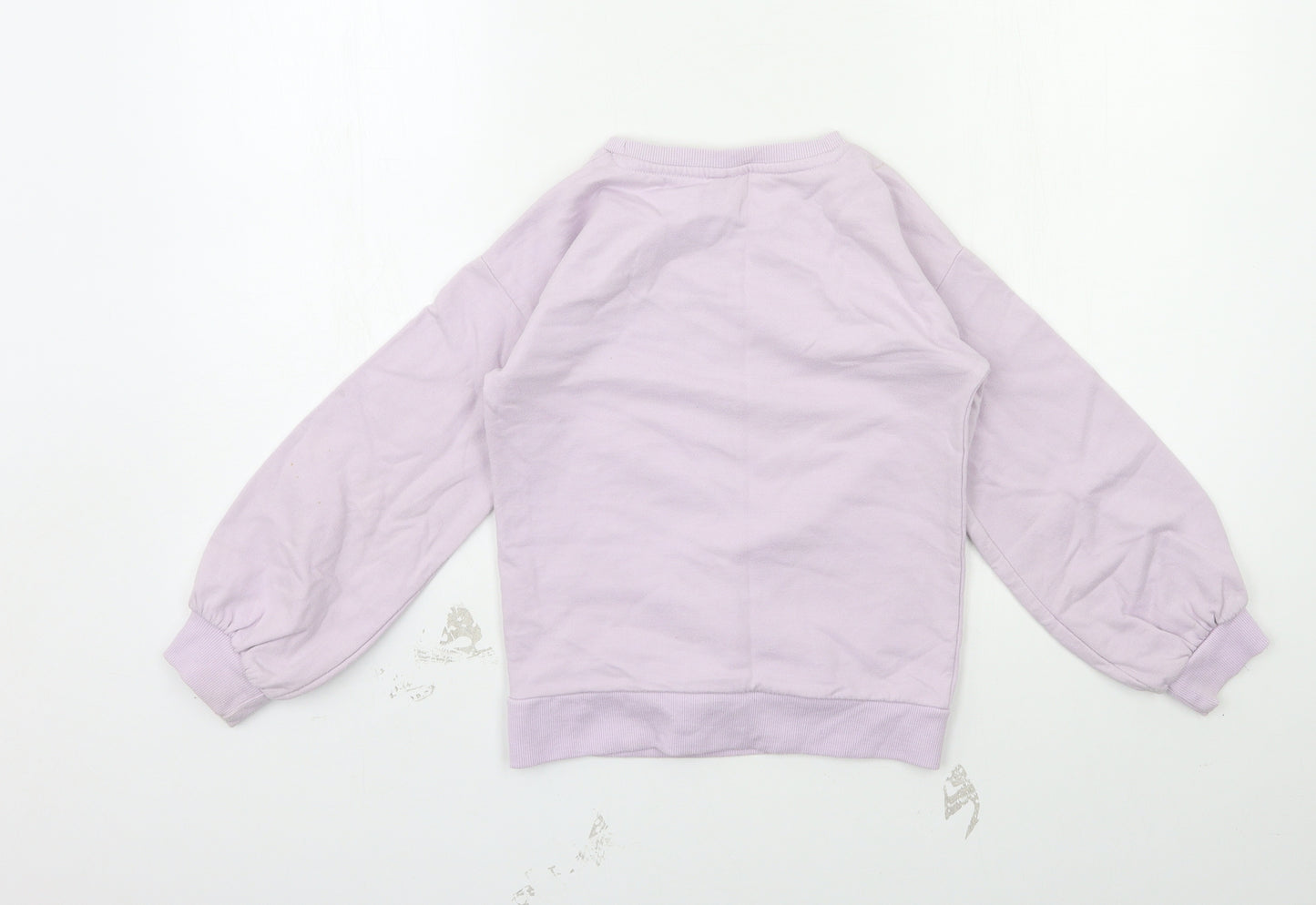 Frozen Girls Purple   Pullover Jumper Size 8 Years