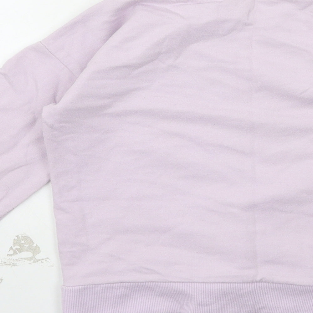 Frozen Girls Purple   Pullover Jumper Size 8 Years