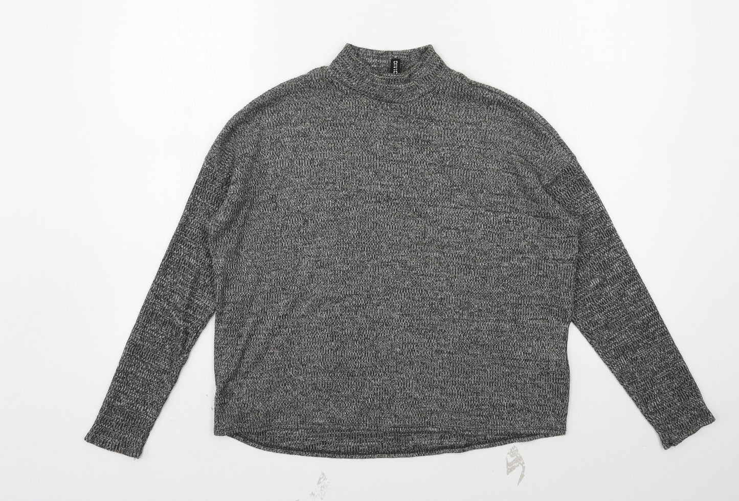 H&M Womens Grey   Pullover Jumper Size S