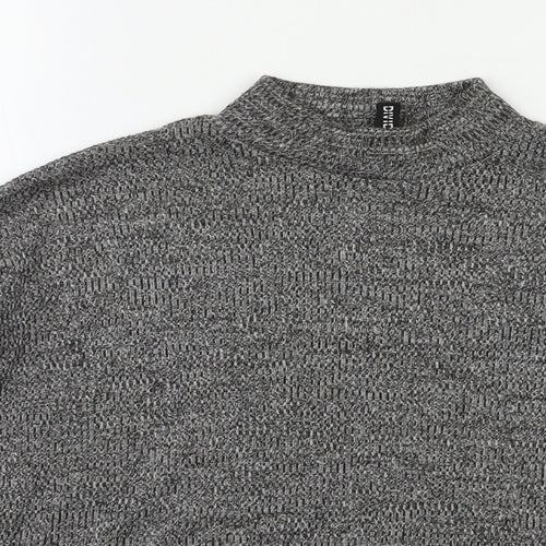 H&M Womens Grey   Pullover Jumper Size S