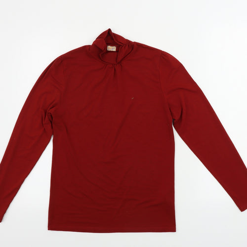 CLIMATYL  Womens Red   Basic T-Shirt Size M
