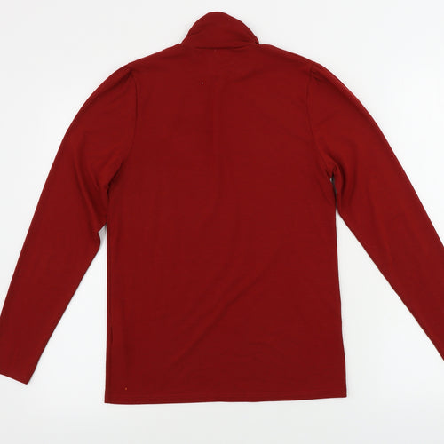 CLIMATYL  Womens Red   Basic T-Shirt Size M