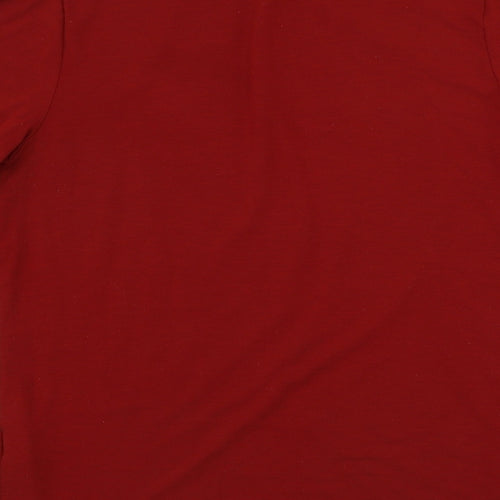CLIMATYL  Womens Red   Basic T-Shirt Size M