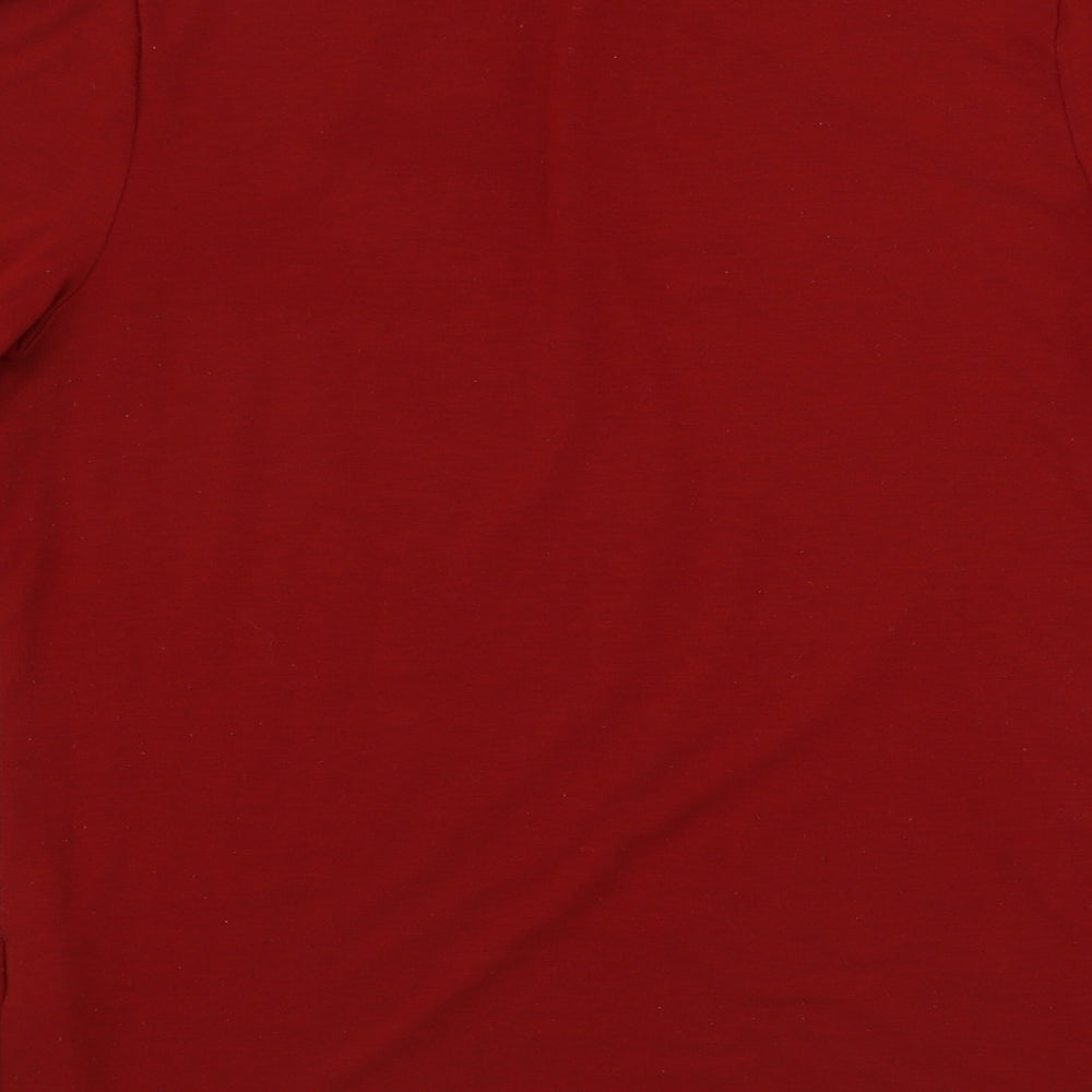 CLIMATYL  Womens Red   Basic T-Shirt Size M