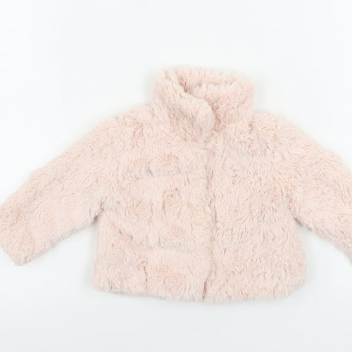 Earlydays Girls Orange   Jacket Coat Size 6-9 Months