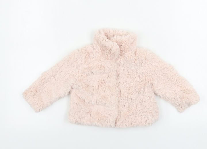 Earlydays Girls Orange   Jacket Coat Size 6-9 Months