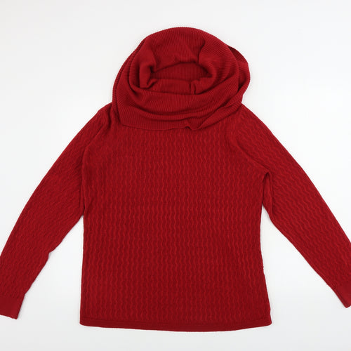 Lakeland  Womens Red   Pullover Jumper Size M