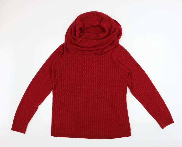 Lakeland  Womens Red   Pullover Jumper Size M