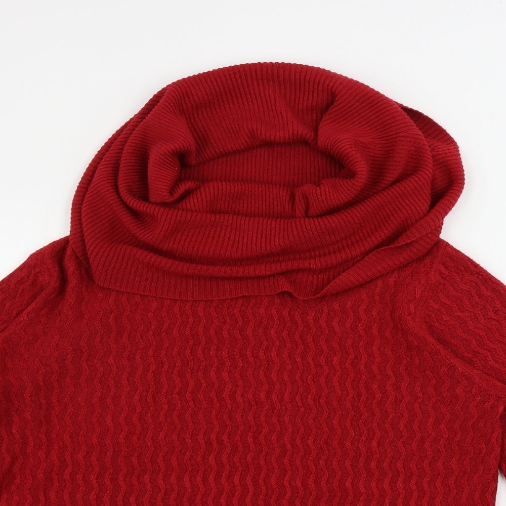 Lakeland  Womens Red   Pullover Jumper Size M