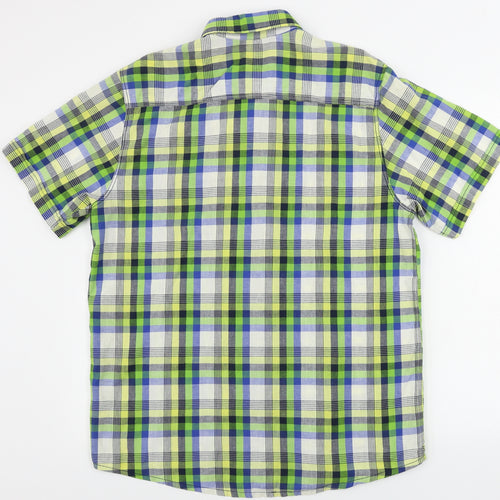 F&F  Mens Gold Check   Button-Up Size M