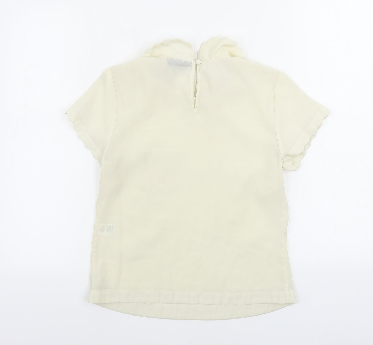 Warehouse Womens Ivory   Basic Blouse Size 8