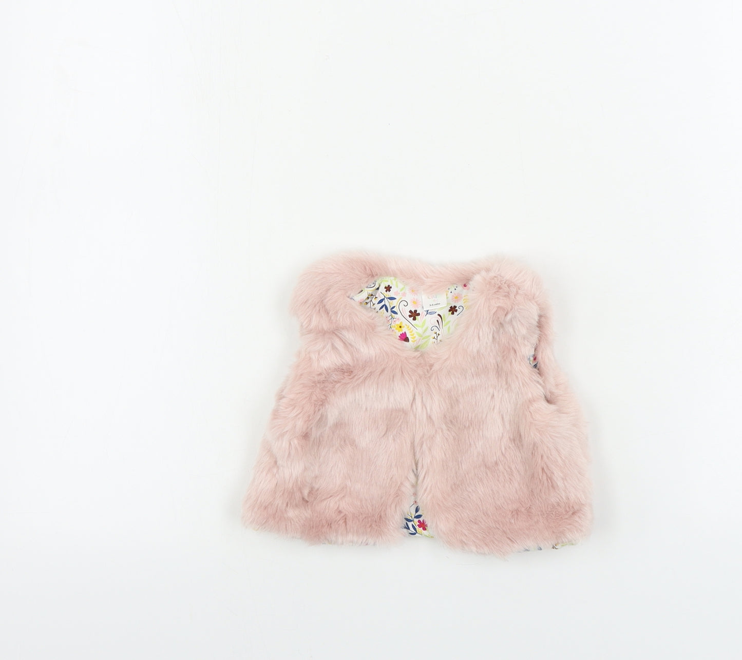 Mini Club Girls Pink   Gilet Coat Size 3-6 Months