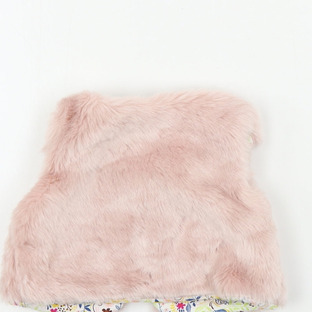 Mini Club Girls Pink   Gilet Coat Size 3-6 Months