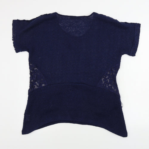 Sugar Crisp Womens Blue   Pullover Jumper Size M