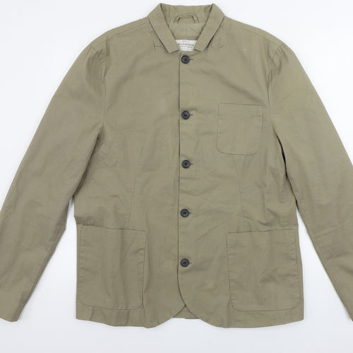 AllSaints Mens Gold   Jacket Coat Size L