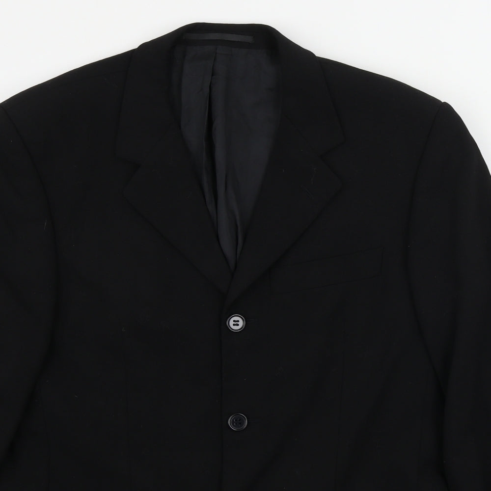 Principles  Mens Black Houndstooth  Jacket Blazer Size 40