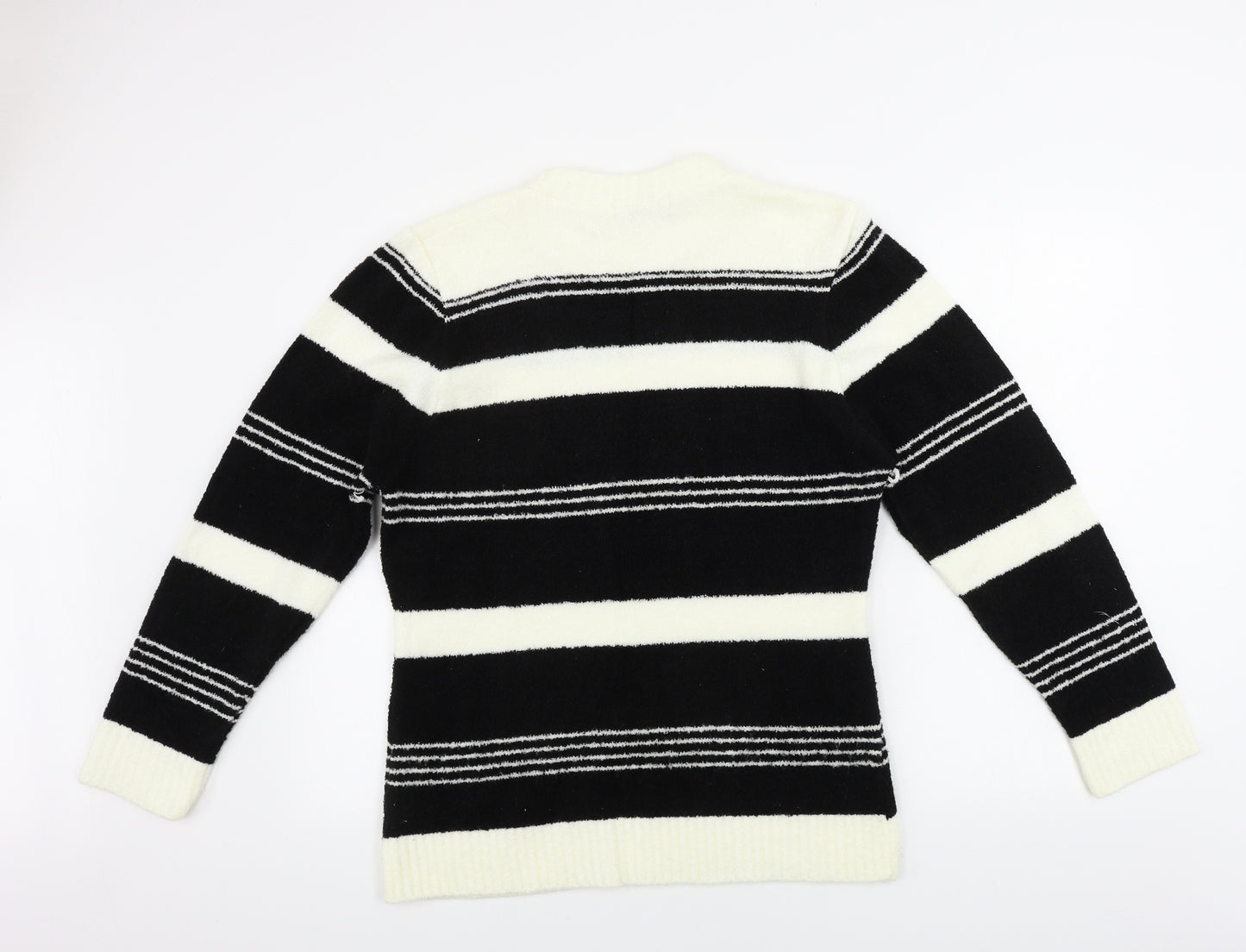 Pure & Natural   Womens Ivory Striped  Pullover Jumper Size XL