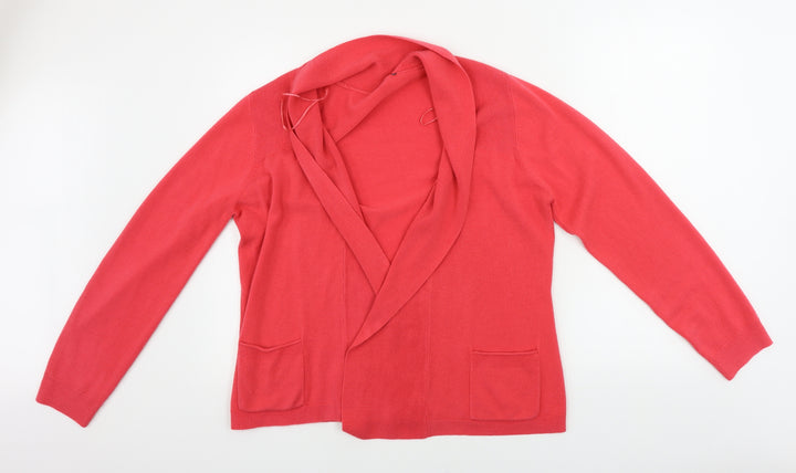 BHS Womens Pink Cape Jumper Size 18