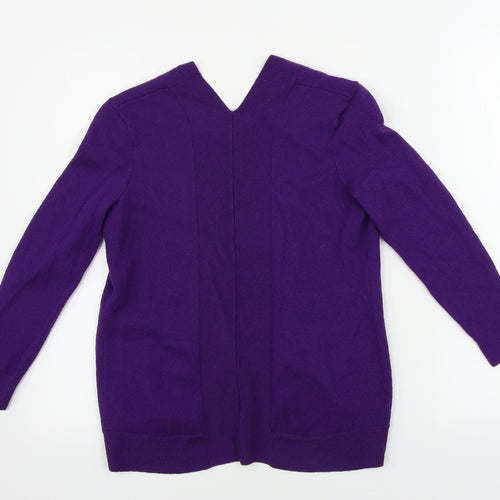 Viyella Womens Purple   Cardigan Jumper Size M