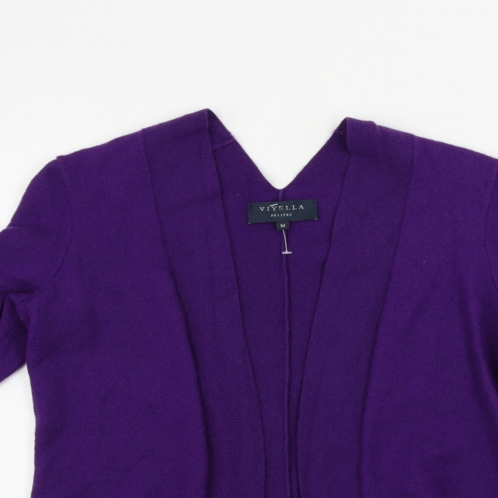 Viyella Womens Purple   Cardigan Jumper Size M