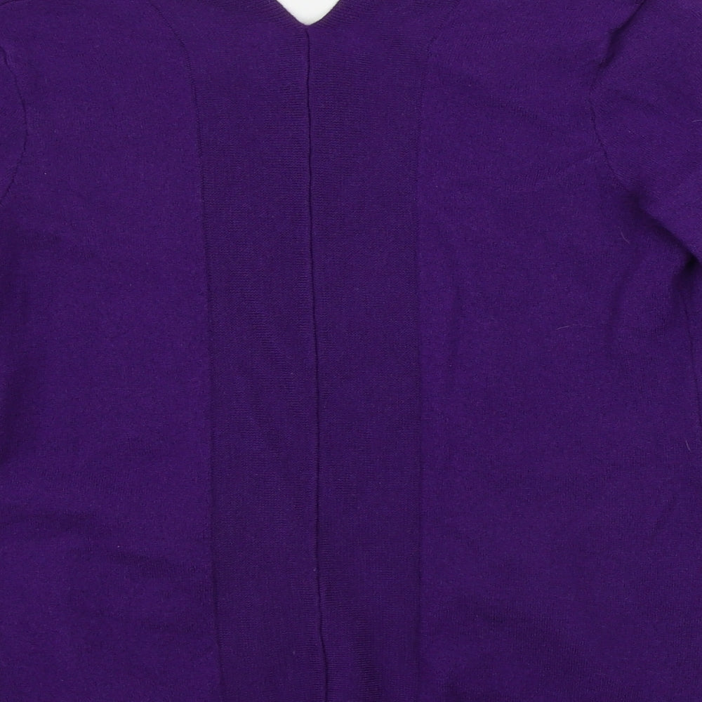 Viyella Womens Purple   Cardigan Jumper Size M