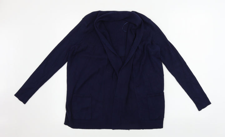 Bonmarché Womens Blue Cardigan Jumper Size 14