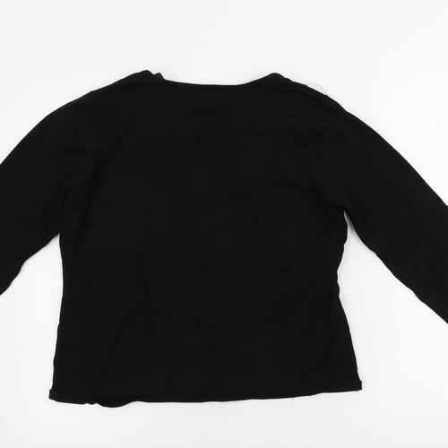 BM Womens Black   Pullover Jumper Size M